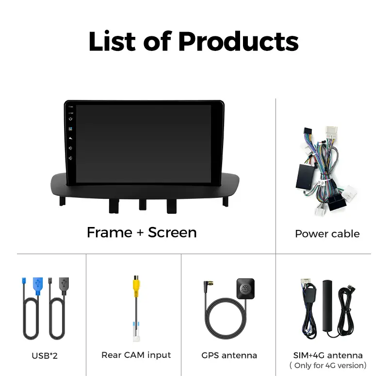 Ainavi Car Radio Multimedia Play For Renault Megane 3 Fluence Samsung SM3 2008-2014 Android13 Wireless Carplay Stereo DSP 48EQ - Image 2