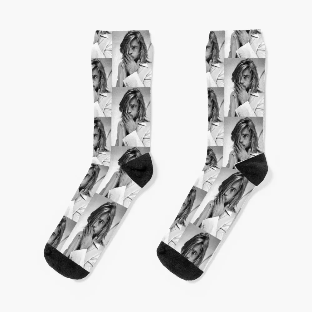 Brad pitt Socks socks for men cotton 100% retro designer socks Socks Men Women's