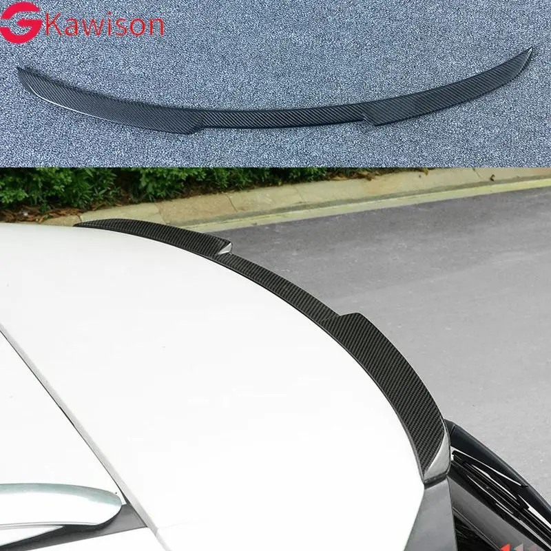

Carbon Fiber CAR REAR WING TRUNK LIP SPOILER FOR LEXUS NX NX200 NX200t NX300h 2015 2016 2017 2018 Roof Spoiler