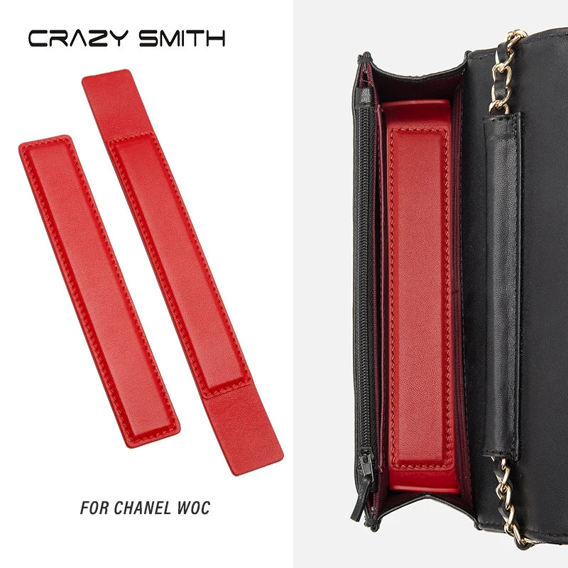 CRAZYSMITH Leather Bag Base Shaper For Chanel Woc Insert Portable