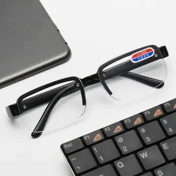 نظارات بدون إطار للرجال والنساء ، نظارات قراءة عصرية ، عدسة بنية ، نظارات تطويل بصر البصر عالي الدقة ، نظارات أنيقة ، + + + من egardy