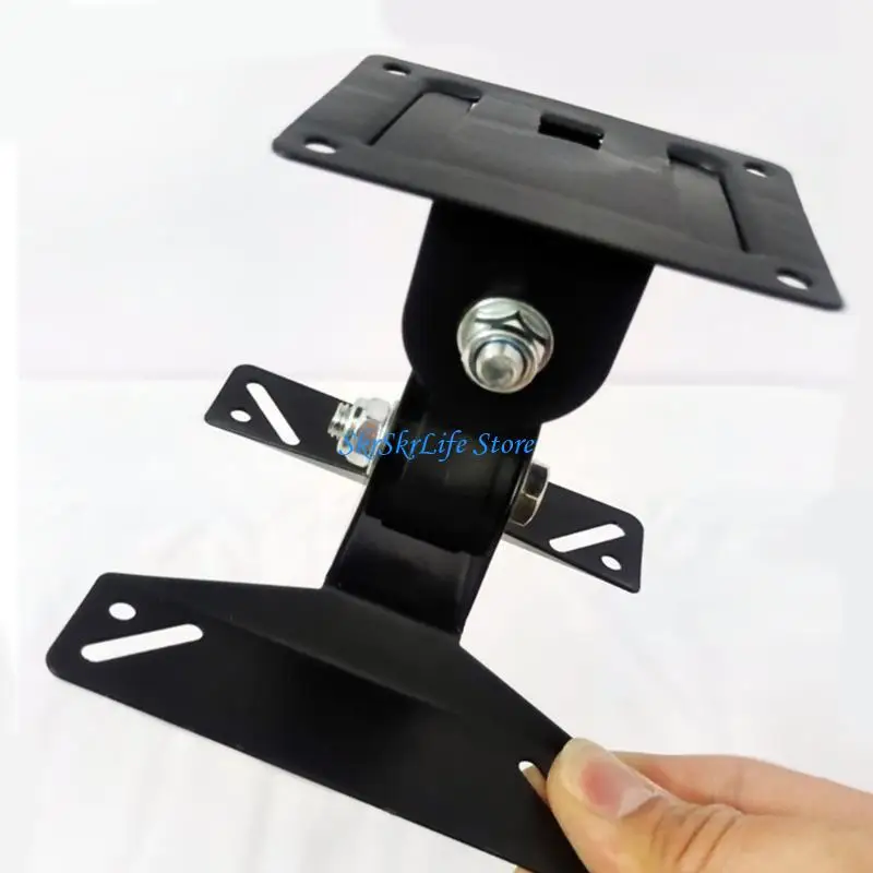 E65E 1424인치 LED 및 모니터 스탠드용 보안 벽 장착 브래킷은 최적의 시청을 위해 180° 기울기 회전 기능을 제공합니다.