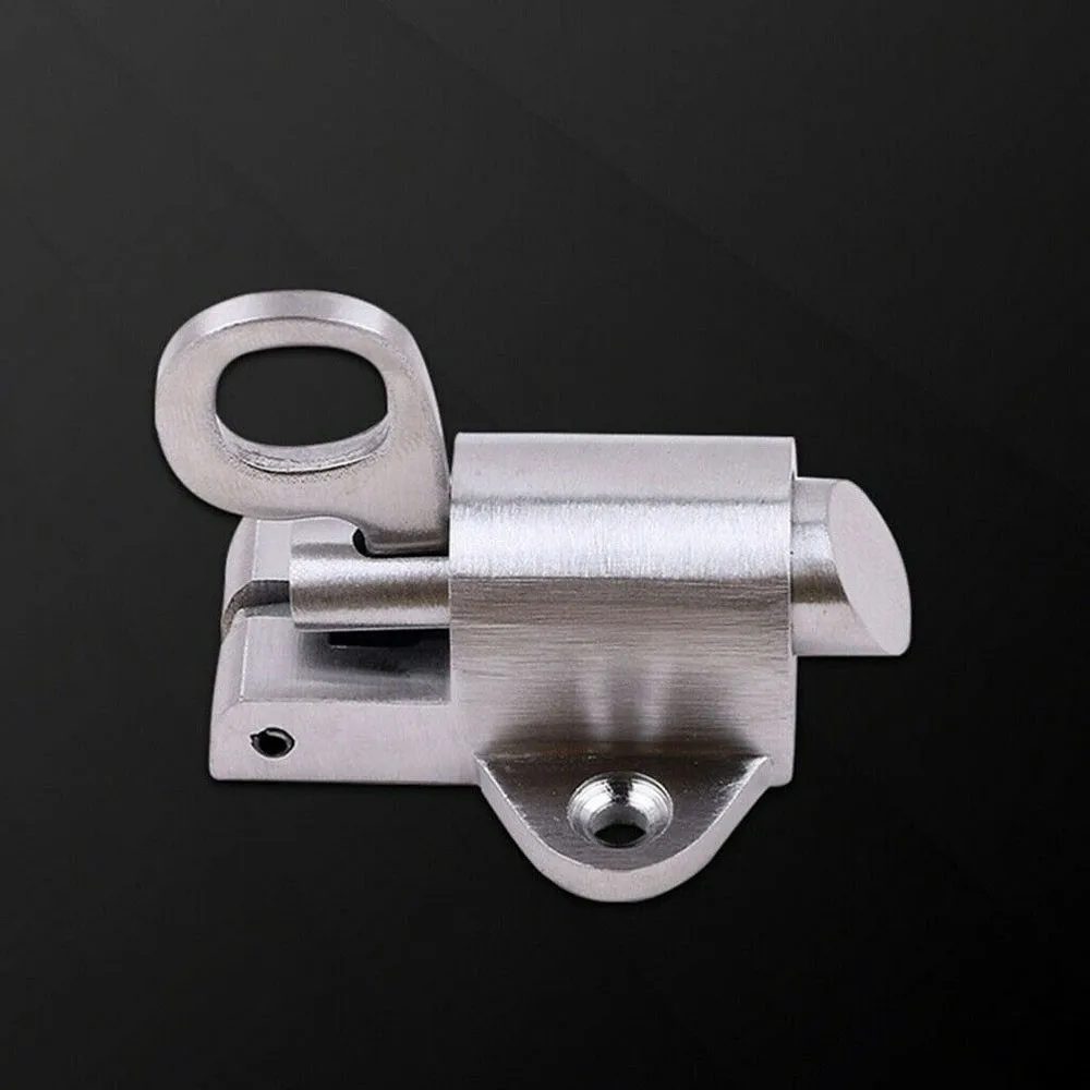 Door Lock Bolt Lock Self-closing Spring Spring Latch Stainless Steel Thickened Wear-resistant Automatic