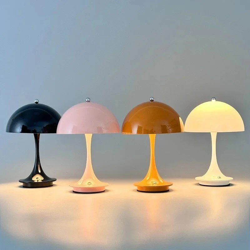 Macaron Table Lamp Trichromatic Dimming Living Room Atmosphere Lamps Eye Protection Night Light Girl Bedroom Bedside Decor
