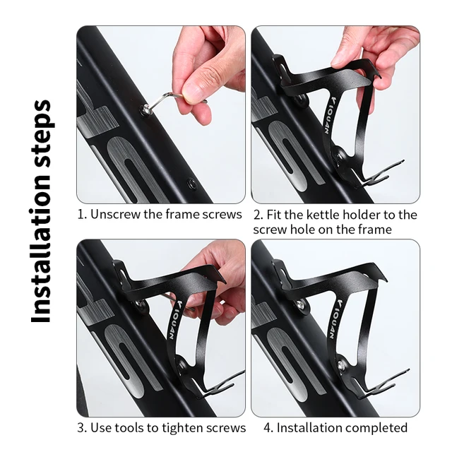 Bicycle Bottle Cages Cycling Bike Aluminum Alloy Lightweight Drink Water Bottle Rack Riding Kettle Holder Bracket Outdoor Sport 5
