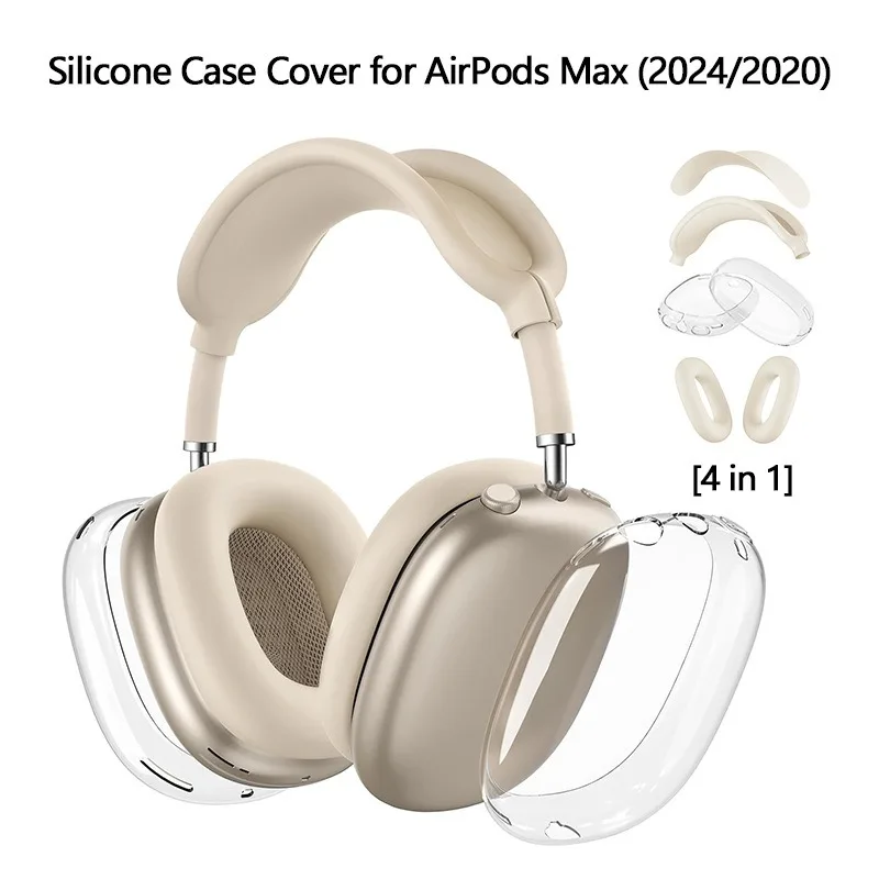 Housse de protection transparente en tpu pour airpods max_voghion.com