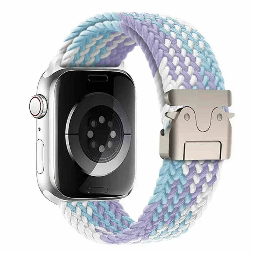 Braided Band For Apple Watch Straps 40 mm 44mm 46mm thumbnail 6