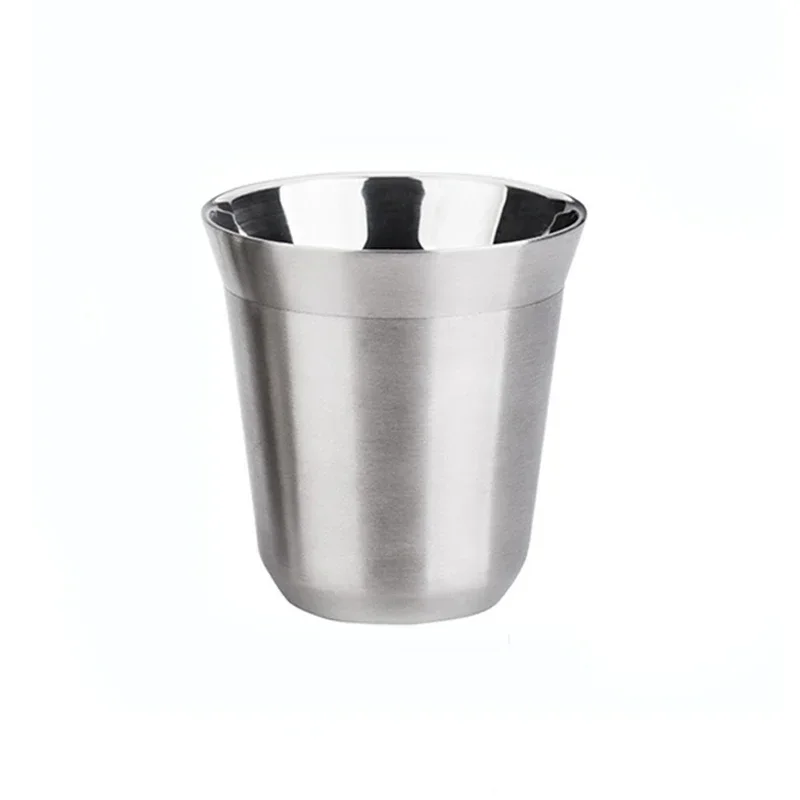 Outdoor Camping Espresso Mug Thickened 304 Stainless Steel Double