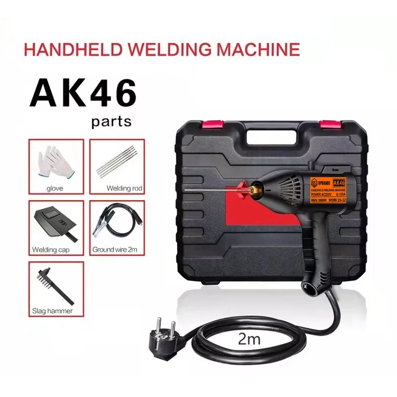 3900W Handheld Portable Arc Welder 2-14mm Thickness Home Electric Welder Fully Automatic Digital Intelligent 110/220V