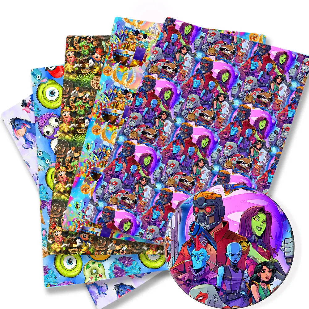 

disney fabric 140x50CM Cartoon cotton fabric Patchwork Tissue Kid Home Textile Sewing Doll Dress Curtain Polyester cotton Fabric