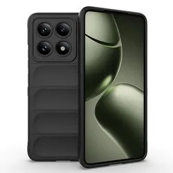 Silicone Protective Case Cover for Xiaomi 17T Pro (Black)