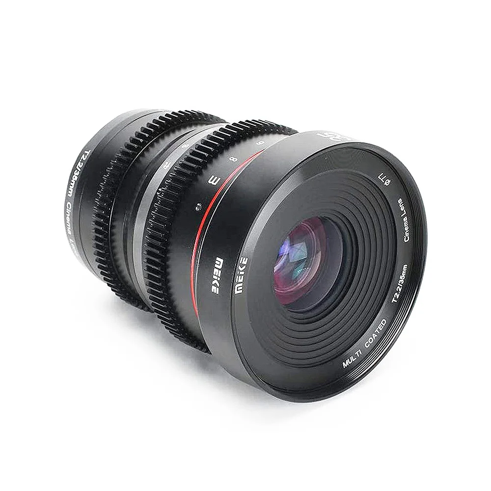 올림푸스 파나소닉 루믹스 M4/3 마운트 OM-D E-M5 E-M1 EM 10 마크 ii iii GH5 GH6 G85 BMPCC 4K용 메이케 35mm T2.2 시네마 렌즈