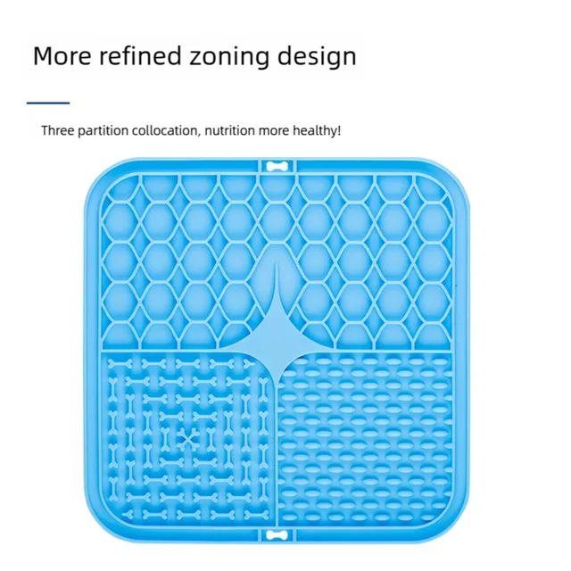 Pet Lick Silicone Mat Pet Slow Food Plate Dog Bathing Distraction Silicone Dog Sucker Food Training Dog Feeder Supplies for Dogs 4