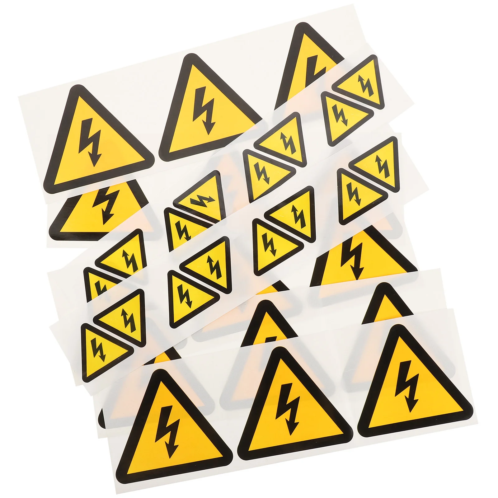 

Tofficu Yellow Stickers High Voltage Electrical Shock Hazard Vinyl Sticker Electric Shock Disconnect Power Before