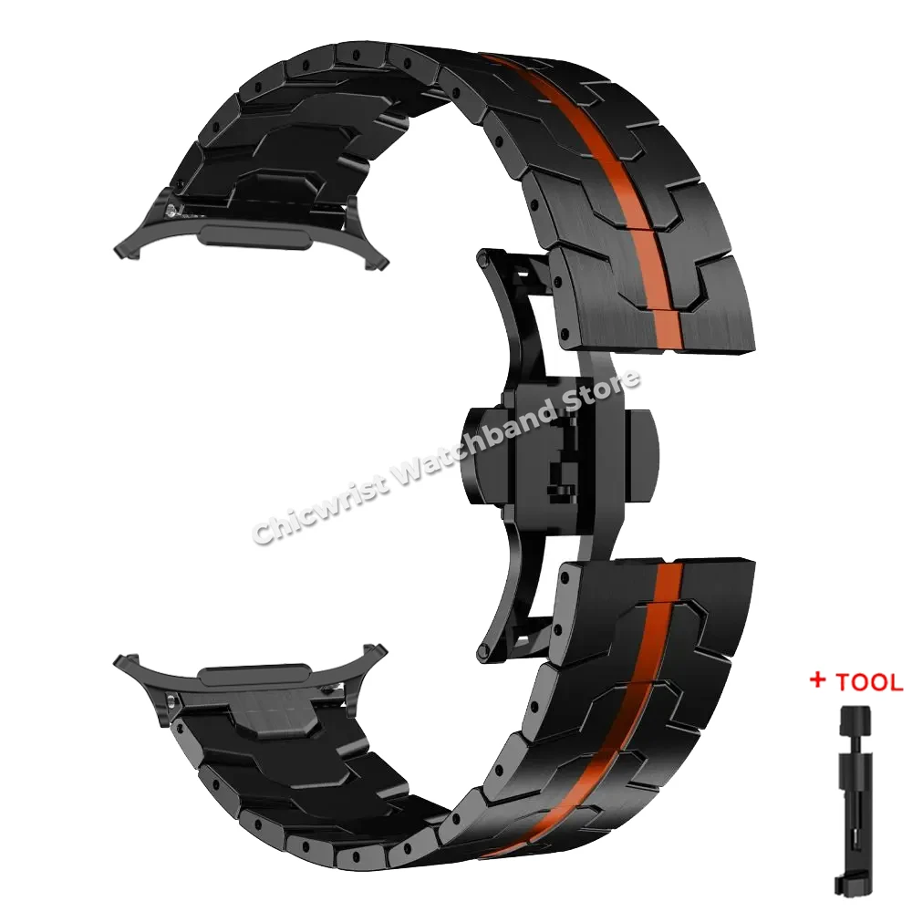 Luxury Stainless Steel Band - No Gaps Business Bracelet Strap