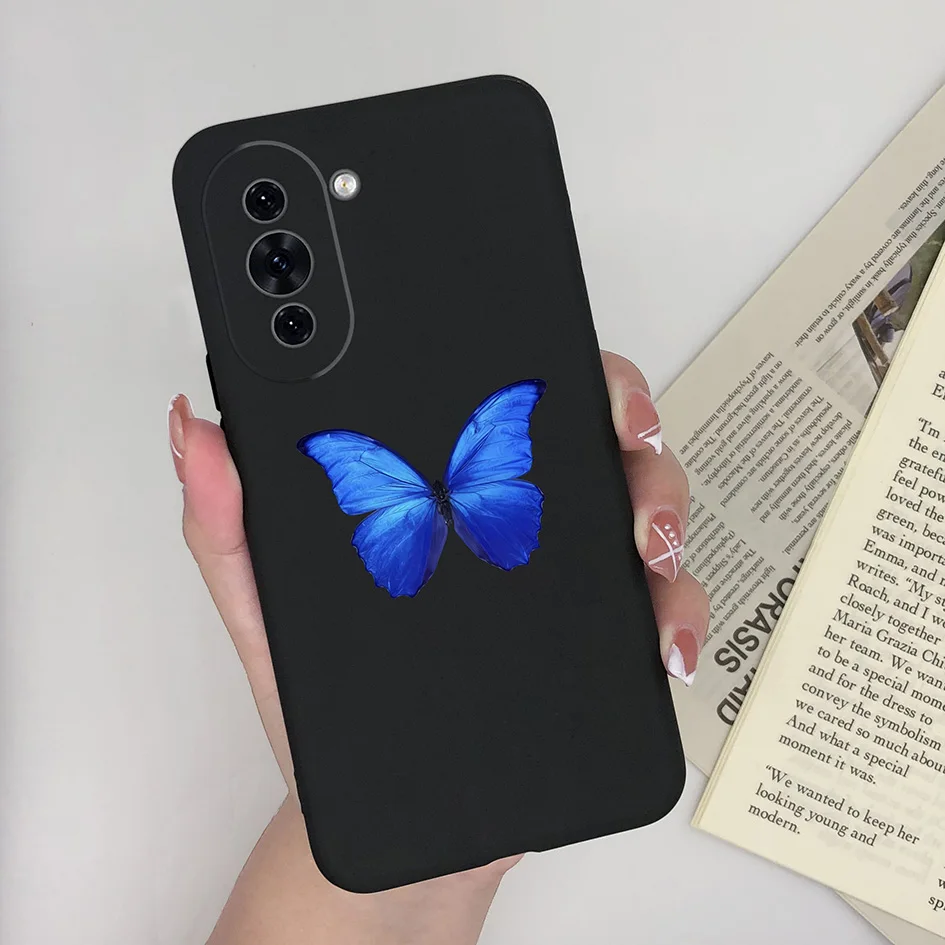 Luxury Matte Butterfly Fashion Girl Silicone Phone Case Cover