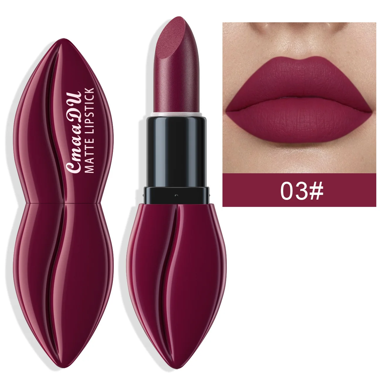 Natural suave fosco à prova dwaterproof água veludo nude batom sexy vermelho marrom batom pigmentos maquiagem lipgloss longa duração profissional 13