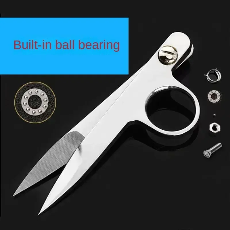 Description Picture 3 of itemStainless steel sewing scissors, colorful cross stitch clothing, all steel U-shaped thread head scissors