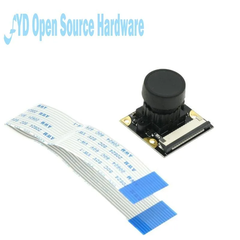 Raspberry Pi 5Mp 160 Gradi Visione Notturna 1080P Grandangolare Fisheye Ir-Cut Fotocamera Per Raspberry Pi 2B 3B + 3B Zero