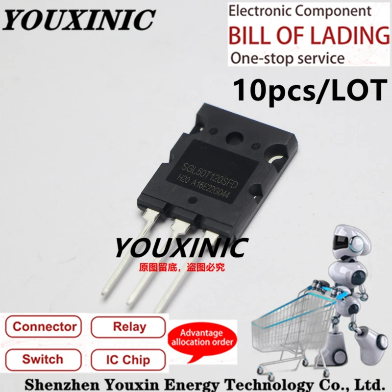 

YOUXINIC 100% New Imported Original SGL50T120SFD TO-264 IGBT Channel 50A 1200V