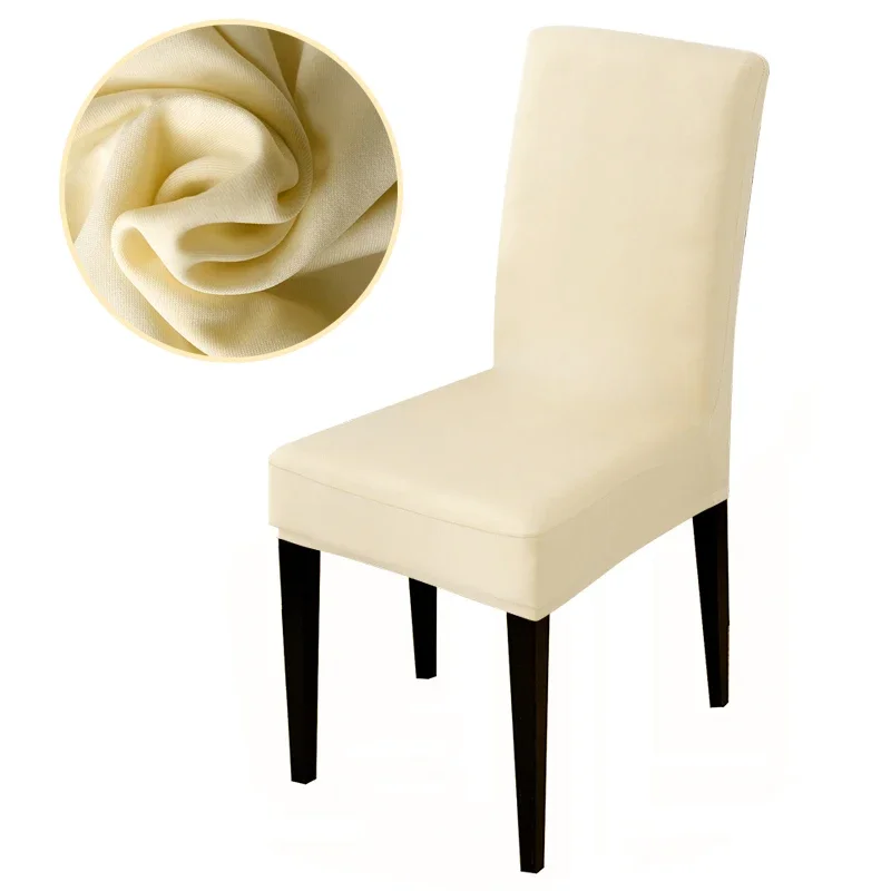 

Stretch Spandex Fabric Solid Color Chair Cover Seat Covers for Restaurant Hotel Party Banquet Slipcovers Home Decoration Event
