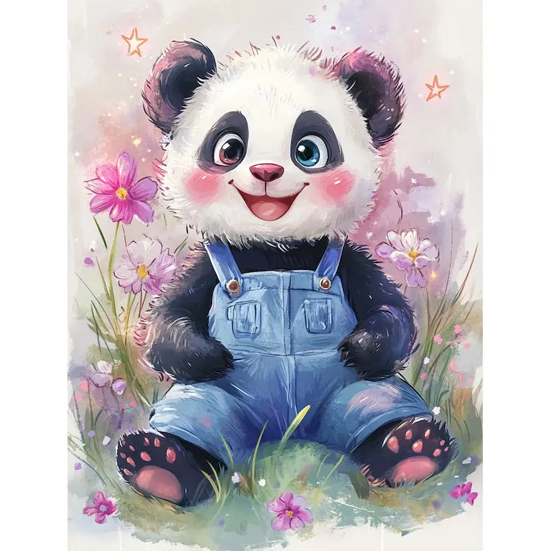 Vibrant Animal-Themed DIY Acrylic Painting Kit - Ideal for Home Decoration and Art Gifts