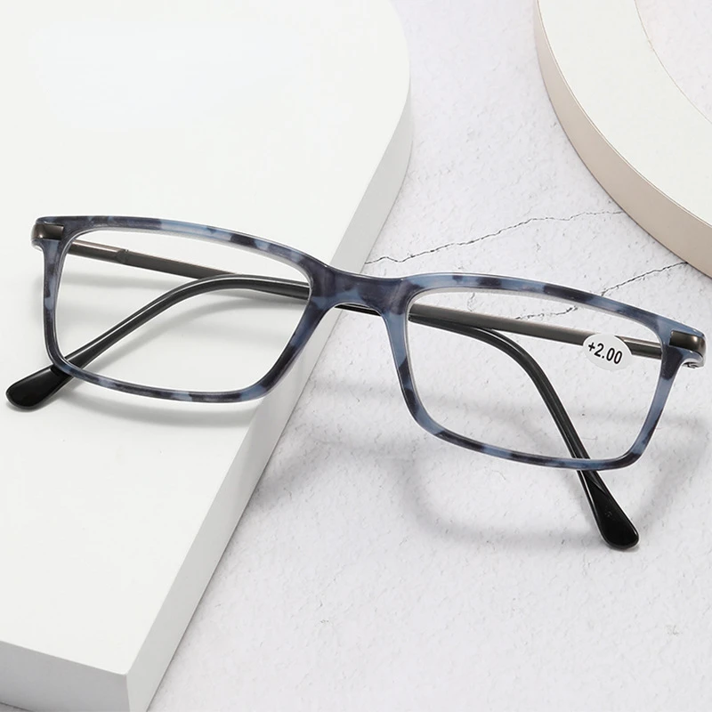

Minimalist Reading Glasses Women's Presbyopic Glasses Spring Glasses Legs HD Resin Eyeglass Lenses1.0 To 4.0 Reading Glasses Men
