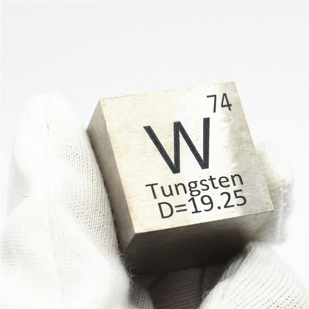 Tungsten Cube W High Purity 3N5 99.95 Laser Marked Research