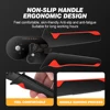 1Pc "High Performance" Professional Ferrule Crimping Tool Hsc8 - 6-4/6-6 & 10-6 Sizes, Metal Construction For Wire Ends And Tube 6