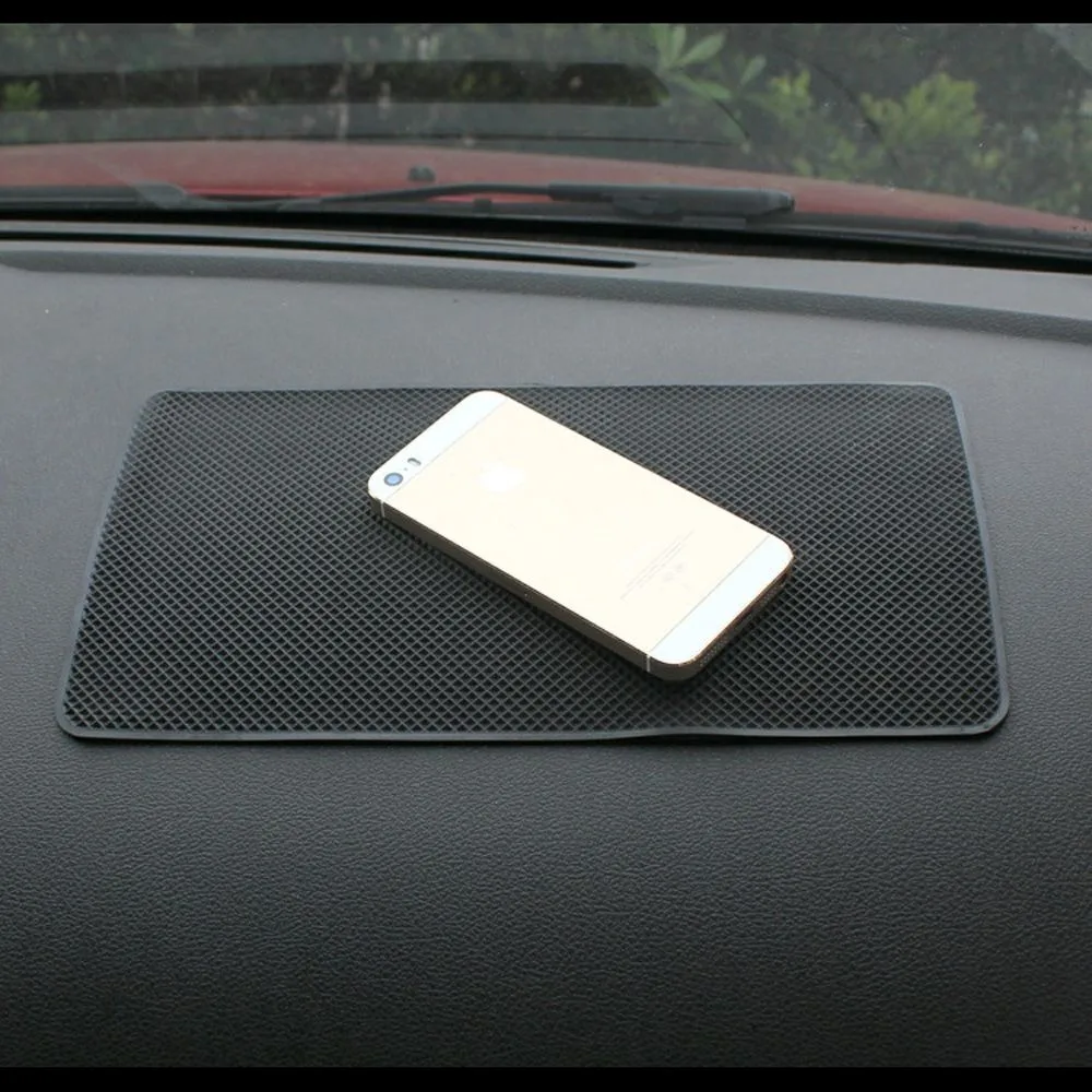 Tapis de tableau de bord de voiture en PVC antidérapant, 20x13CM