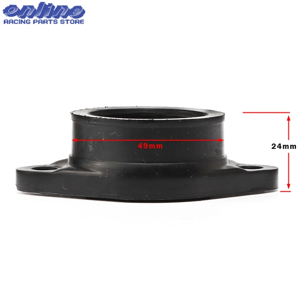 Motorcycle Carburetor Adapter Inlet Intake Pipe Rubber Mat PWK 32mm 34mm Carburetor Universal UTV ATV Pit Dirt Bike motorcycle carburetor repair kit