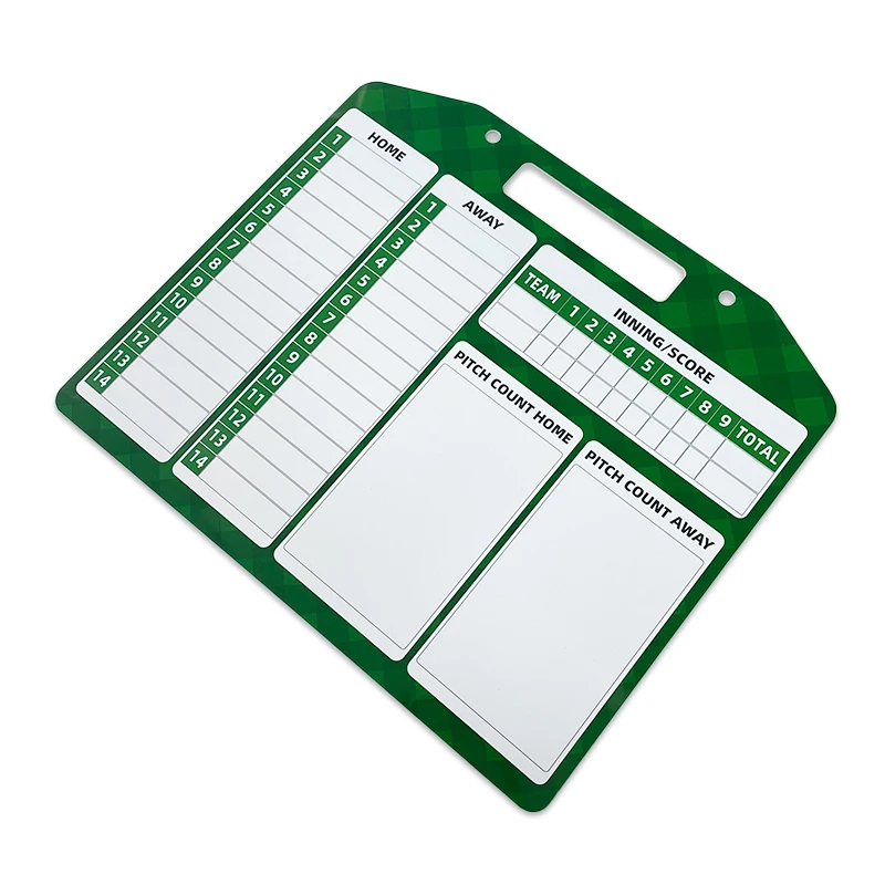Baseball coach's strategy board Magnetic double-sided printable writable erasable game portable strategy board