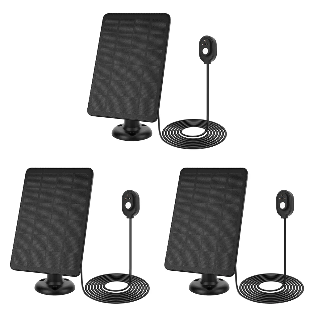 Arlo Pro 5S/4/3 조절식 벽 마운트, 태양광 충전 패널, 블랙 4W, 5 V