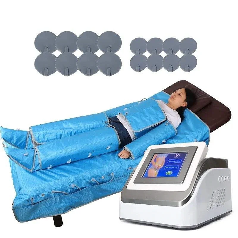 3-in-1 Full Body Compression Massage Therapy Kit Touch Screen Lymphatic Drainage Machine for Legs Buttocks Arms-Pressure Thera