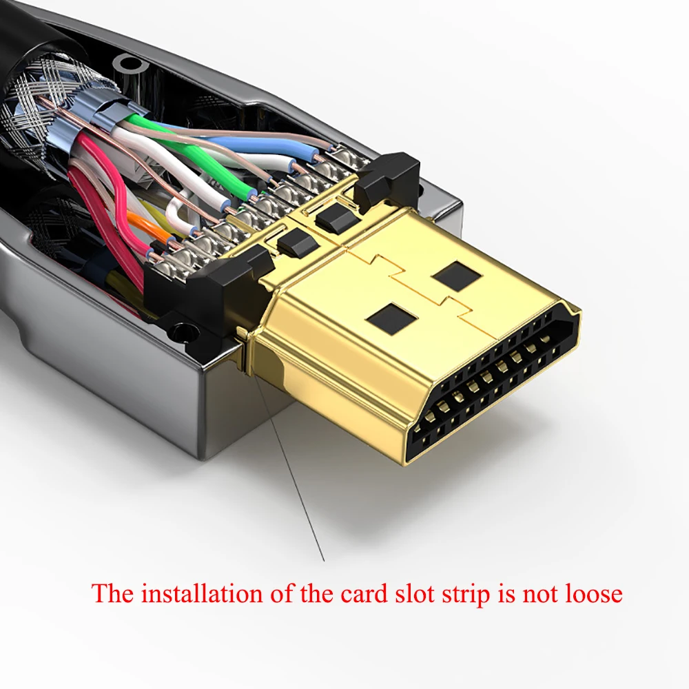 1PCS HDMI 2.0 High-Definition 4K 60Hz DIY Connector