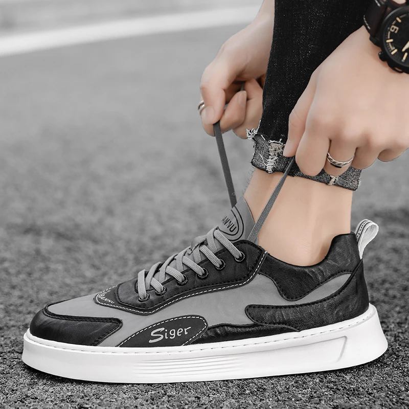 

2023 Spring New Shoes for Men Fashion Casual Sneakers Comfortable Trend Skateboarding Shoes Hot Sale Low Top Male Skate Shoes
