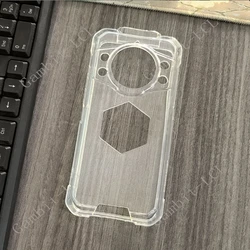 Enhanced Ring Holder Bracket TPU Soft Phone Case Cover for KingKong Power 5 (TPU Case Clear)