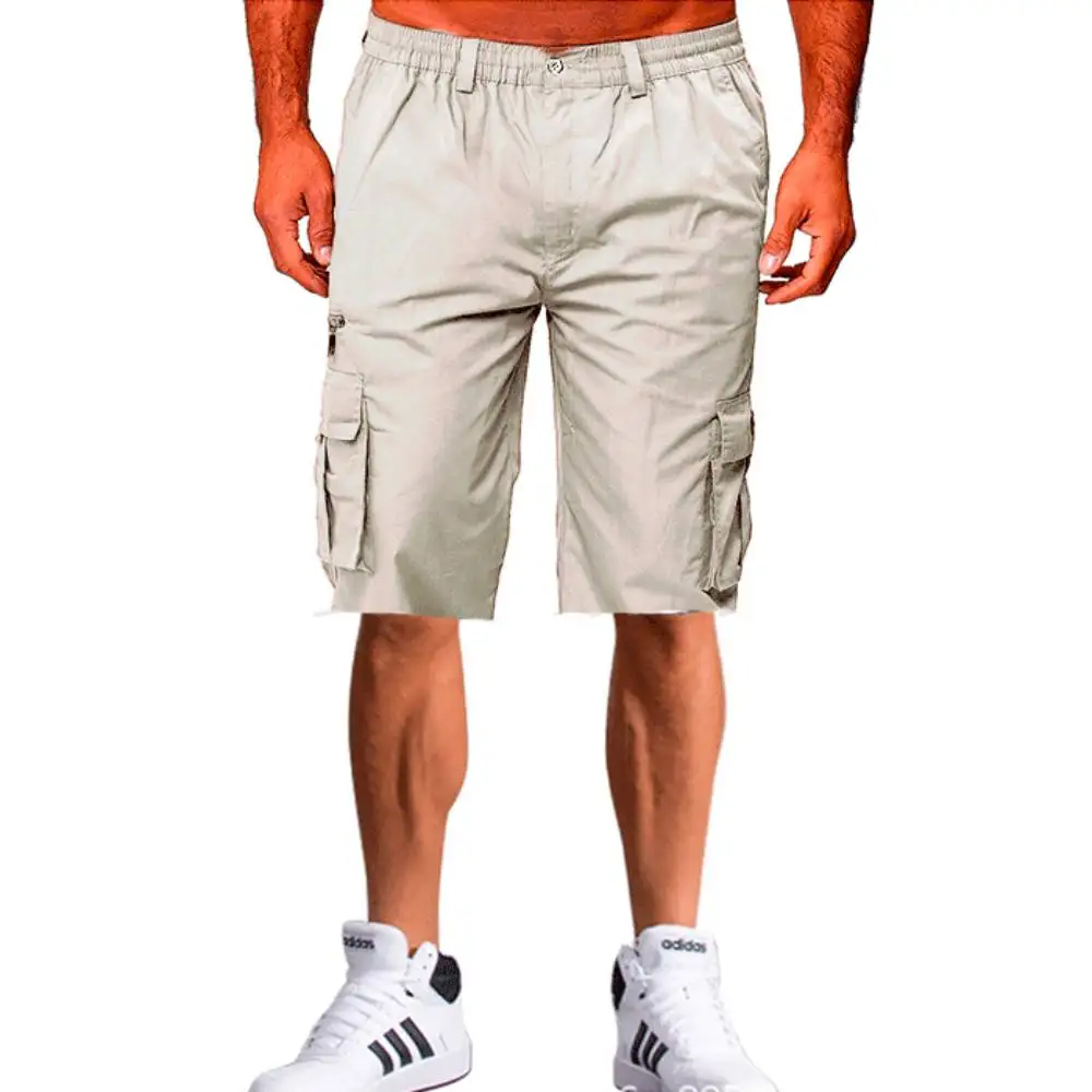 Summer Men's Loose Sports Work Casual Outdoor Military Short Pants Multi Pocket Hot Breeches Streetwear Men Classic Cargo Shorts