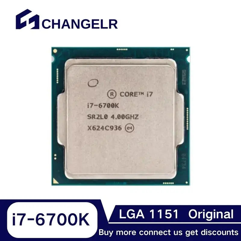 

Processor Core i7-6700K SR2L0 4Cores 8Threads FCLGA1151 i7 cpu 14nm 4.2GHz 8Mb L3 LGA1151