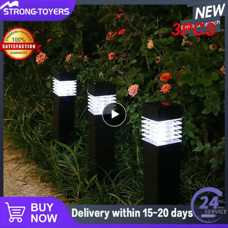 

3PCS Solar Energy Garden Lights Leakage Protection Garden Lamp Electricity Bill Solar Lawn Lamp Solar Light Waterproof