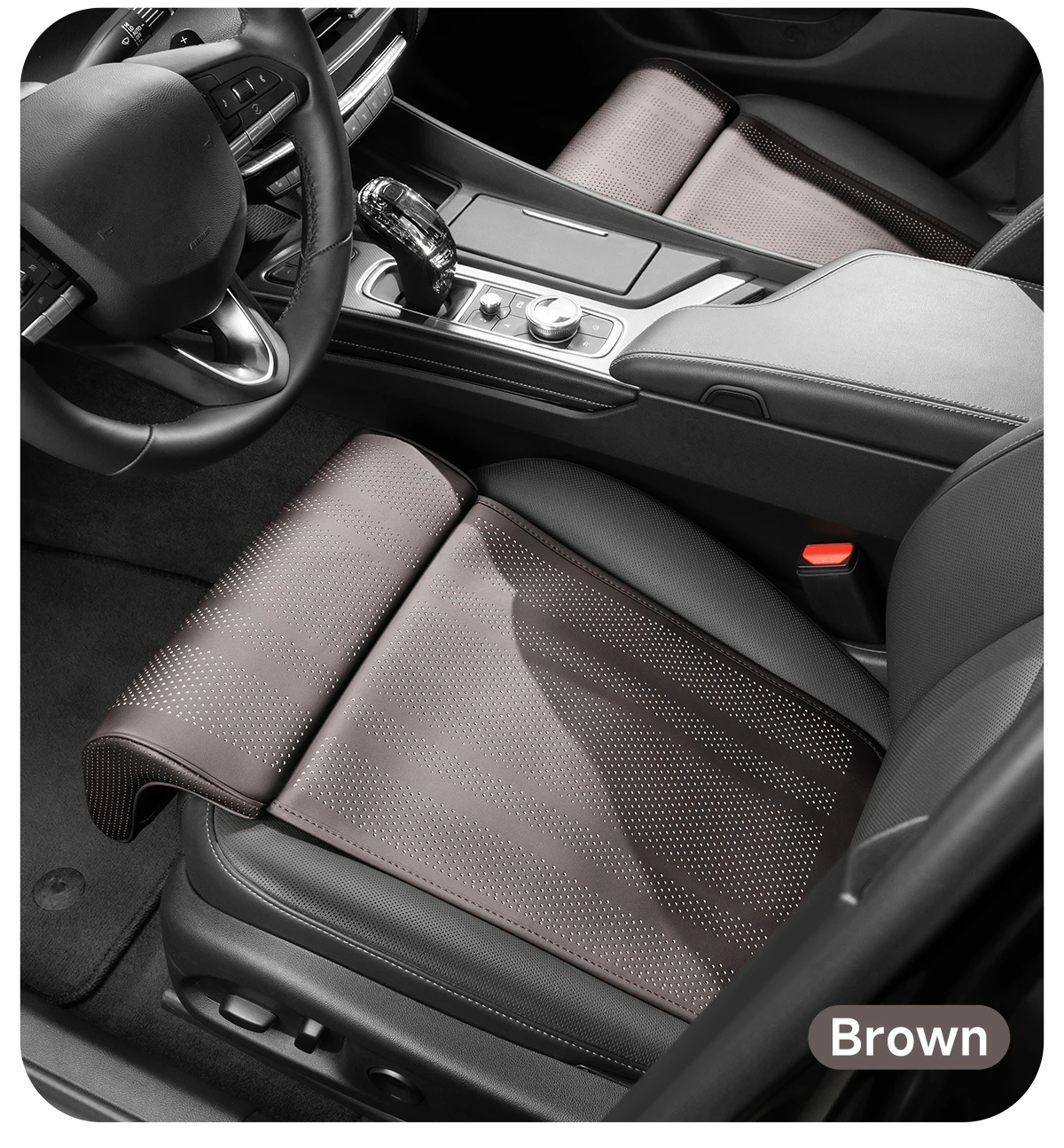Für Haval H6 4. Generation 2025 2026 2027 GT PHEV DHT Auto-Sitzbein-Stütze Verlängerungsmatte Kissen Fahrer-Beinauflage Atmungsaktiver Bezug – Detail 17