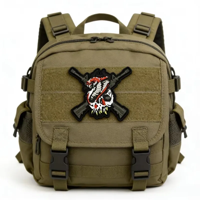 서커스 광대 PVC 패치 전술 장비 장식품 (모자, 장갑용) 유머러스한 디자인 고품질 소재 내구성 있는 액세서리