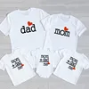 Mom Dad Me Family Matching Outfits Father Daughter Son Clothes Look Tshirt Dad and Me Dad Baby Kids Clothes Father Baby Outfits 5