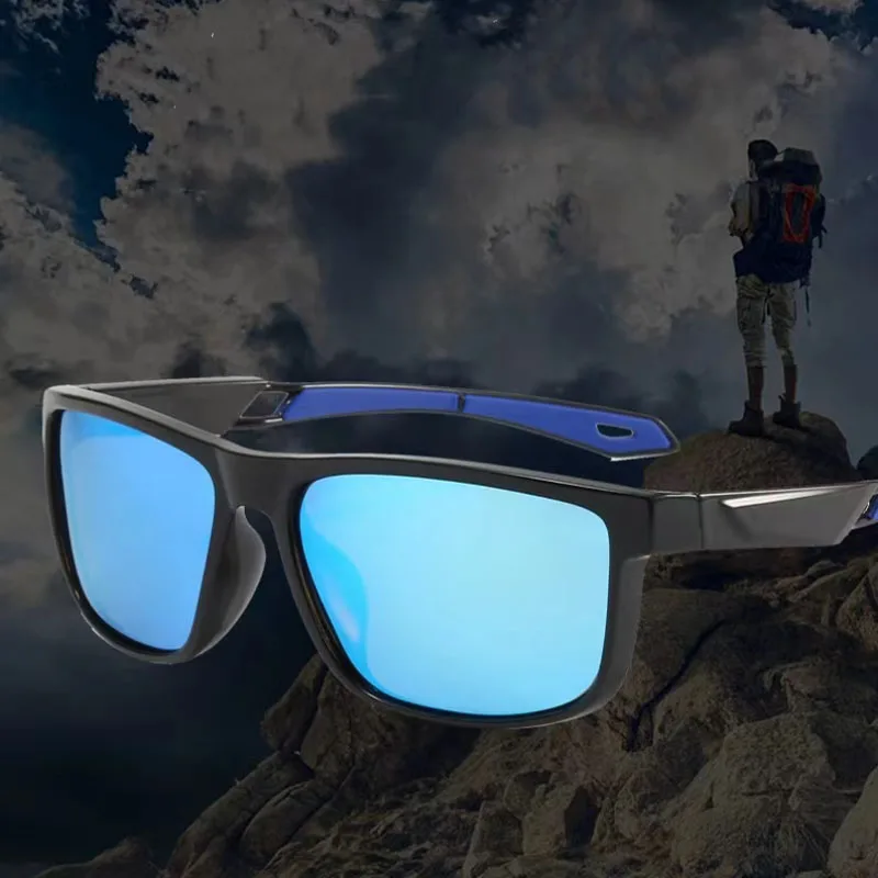 

Очки солнцезащитные Мужские поляризационные в маленькой квадратной оправе, модные уличные солнечные очки для вождения, UV400