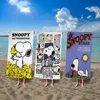 Kawaii Cartoon S-Snoopy Microfiber Blanket Quick Drying Beach Towels Oversized Printing Super Absorbent Pool Towel Blanket 1