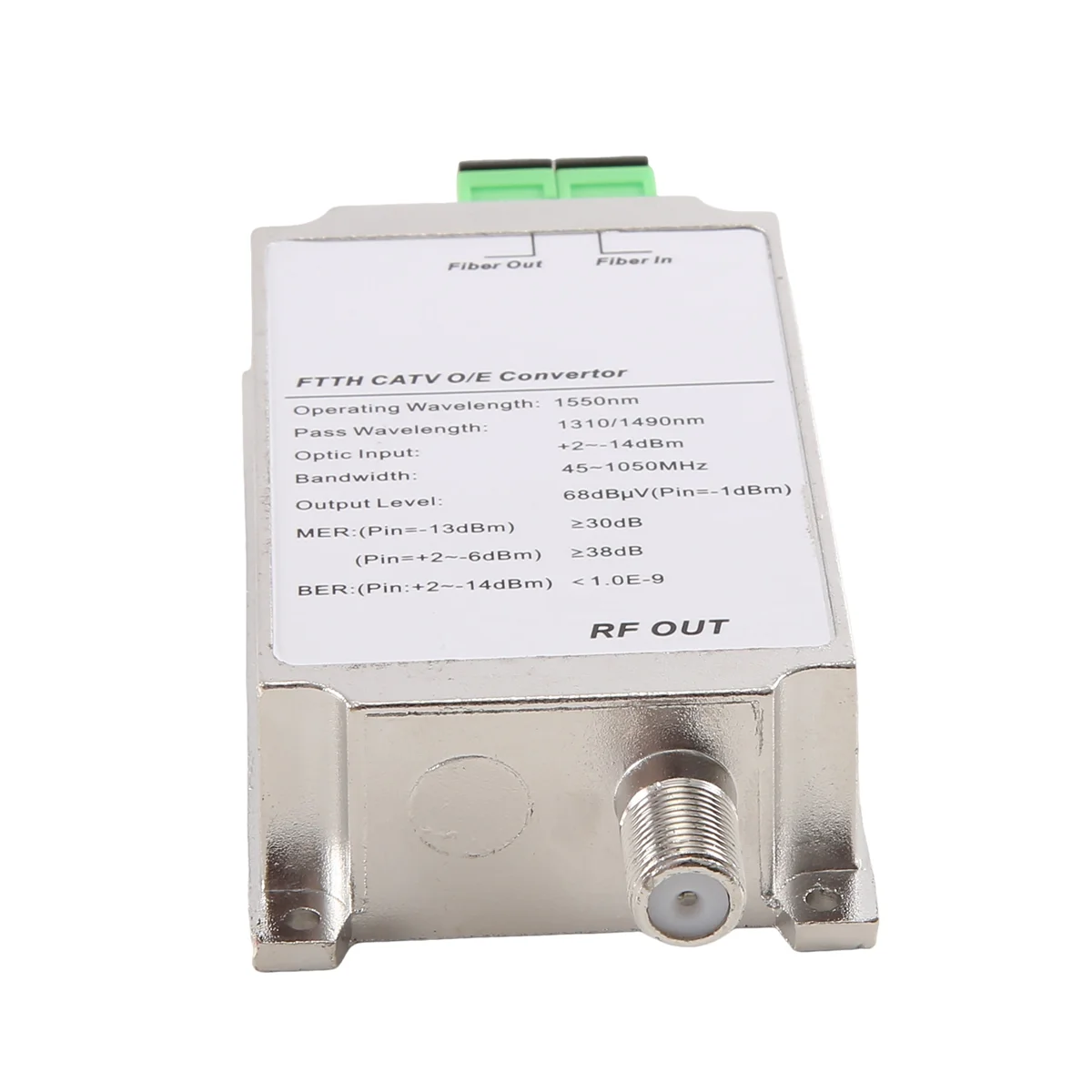 Mini CATV FTTH Receiver Fiber Optical WDM Node RF Converter Triplexer ...