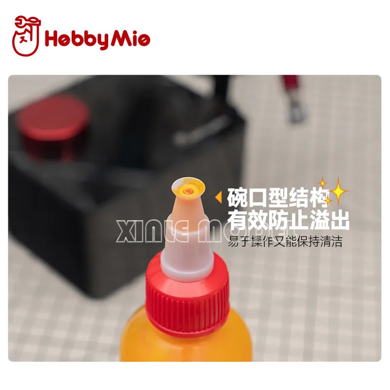 HOBBY MIO 페인트 병 그릇 커버, 누출 없이 높은 밀봉 회전 그릇 입, 군용 모델 취미 DIY 액세서리