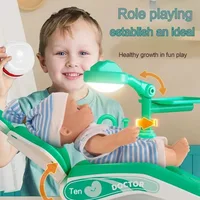 Doctor Toy Set Role Playing Simulation Medical Children Scene Game Dentist Nurse Tools Medical Institution Toy Gifts 2