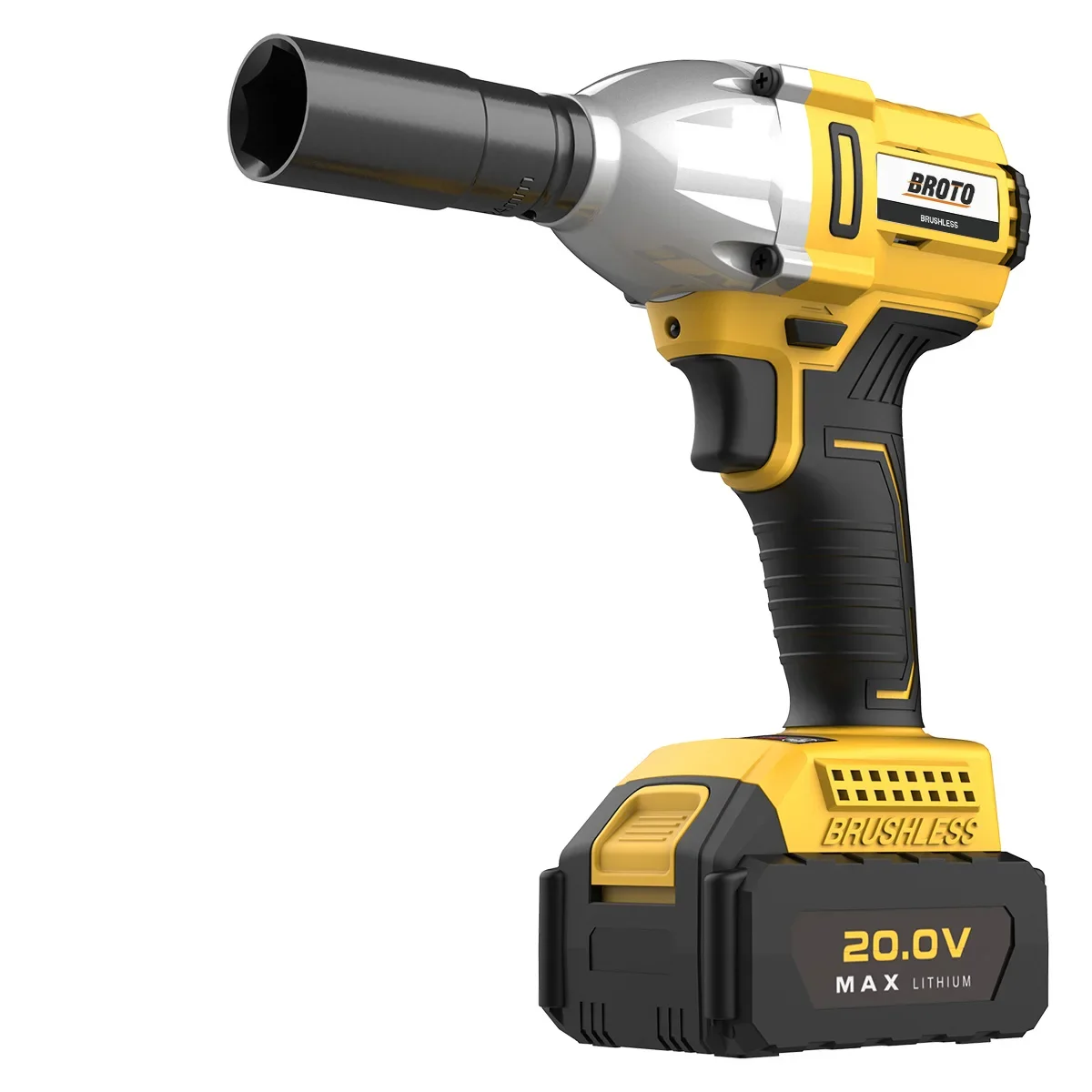 Cordless Battery Electric Wrench for Truck Wheel Brushless Motor High Quality Electric Impact Wrench Hand Power Tools