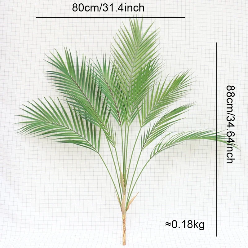 Tropical Artificial Palm Leaves Tree - Home Decor Accessory
